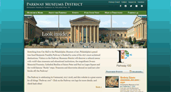 Desktop Screenshot of parkwaymuseumsdistrictphiladelphia.org