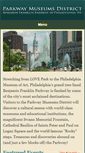 Mobile Screenshot of parkwaymuseumsdistrictphiladelphia.org