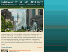 Tablet Screenshot of parkwaymuseumsdistrictphiladelphia.org